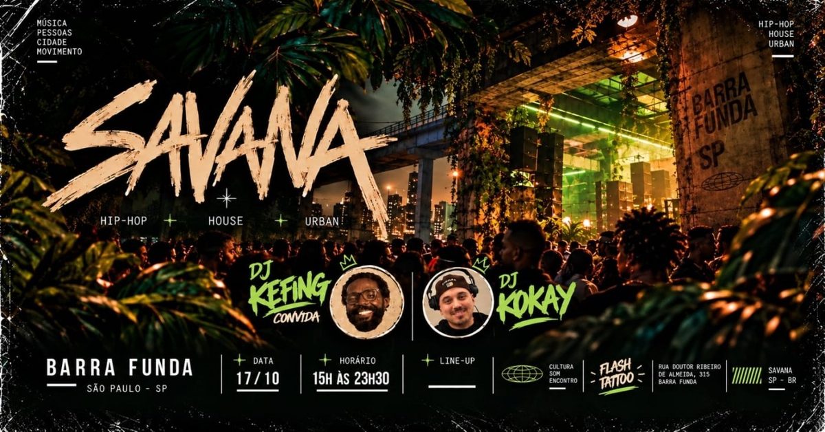 Imagen de la fuente — SAVANA 1ª EDIÇÃO no BREAKOFE Skate Bar - KEFING & KOKAY
