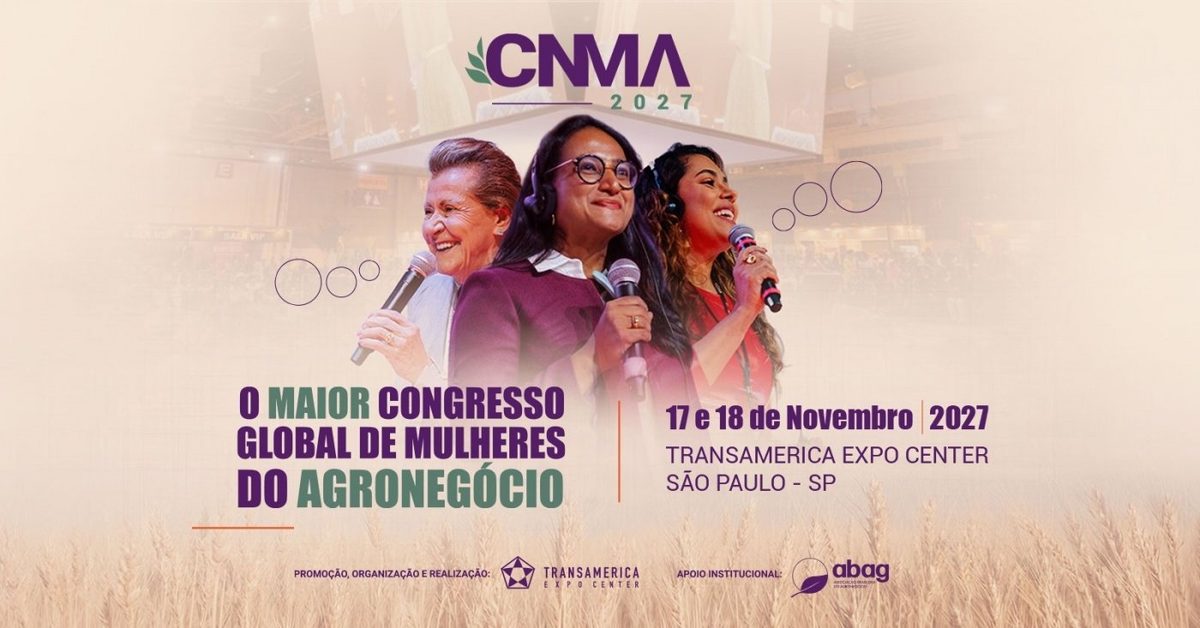 Imagem da fonte — 11° CONGRESSO NACIONAL DAS MULHERES DO AGRONEGÓCIO