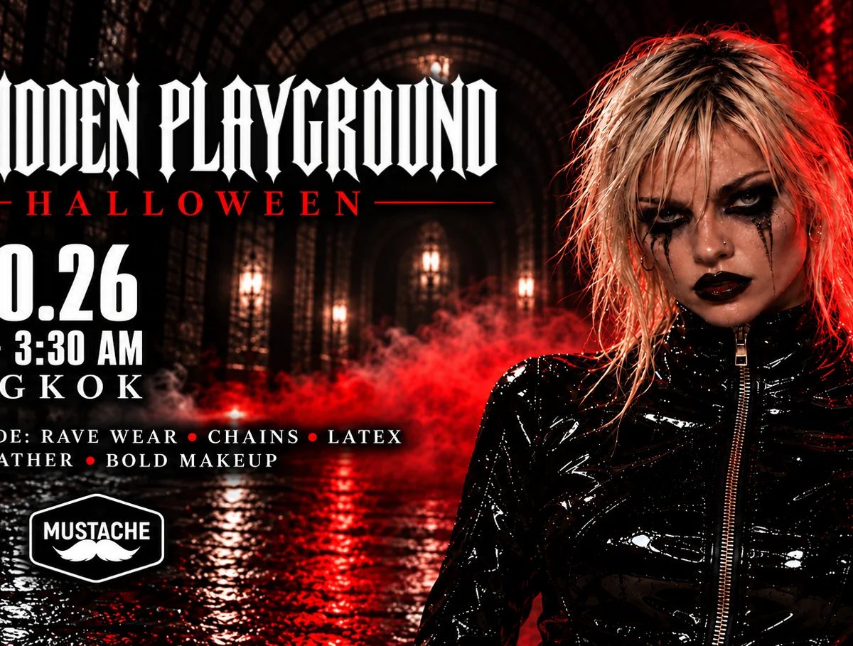 Bild der Quelle — Mustache & IVPLAY present: The Forbidden Playground | Halloween, Saturday 31 October 2026