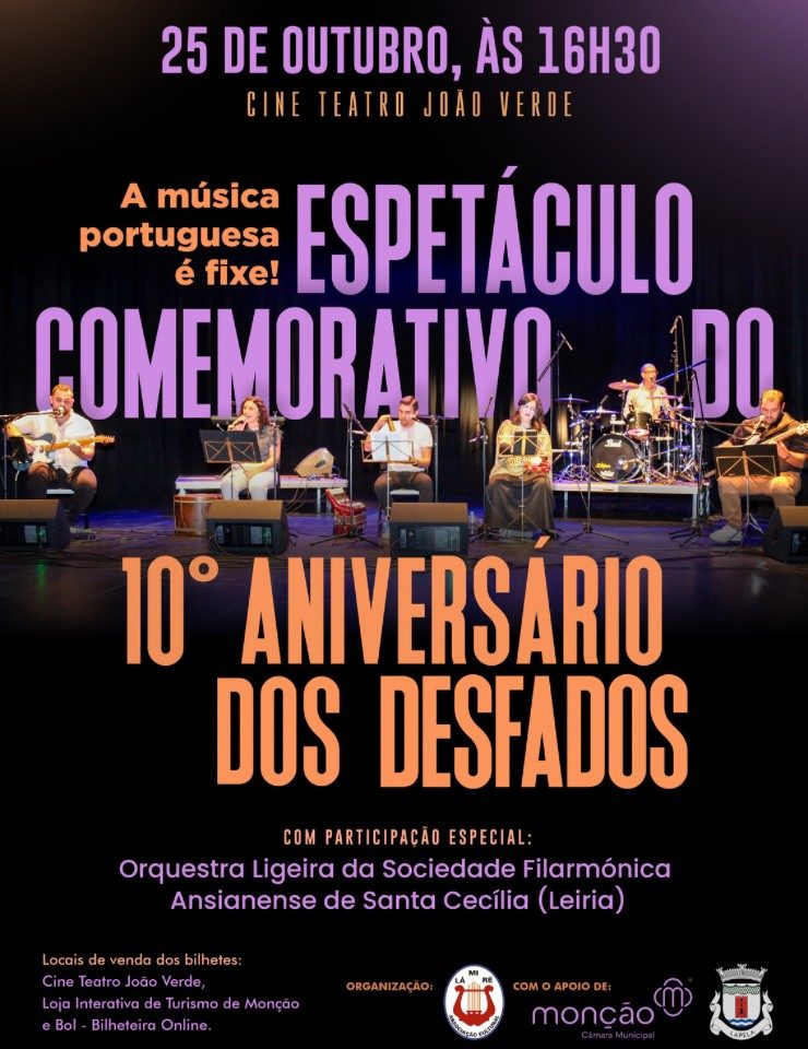 Imagem da fonte — A Música Portuguesa é Fixe - 10.º aniversário dos DesFados