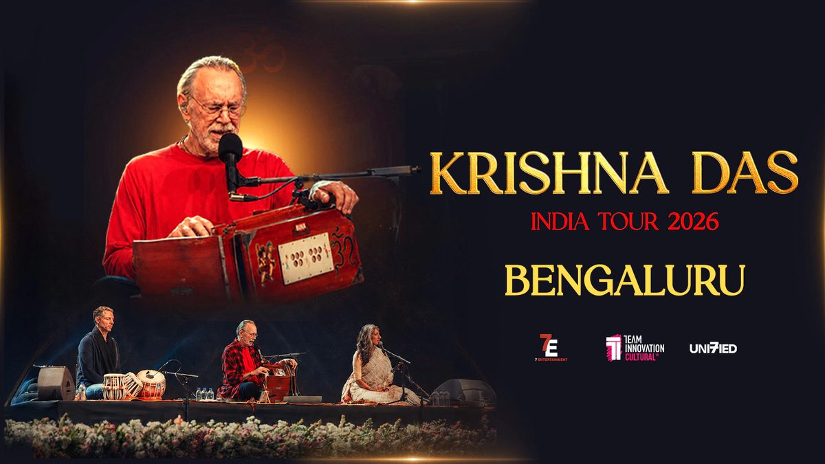 Source image — Krishna Das India Tour 2026 | Bengaluru