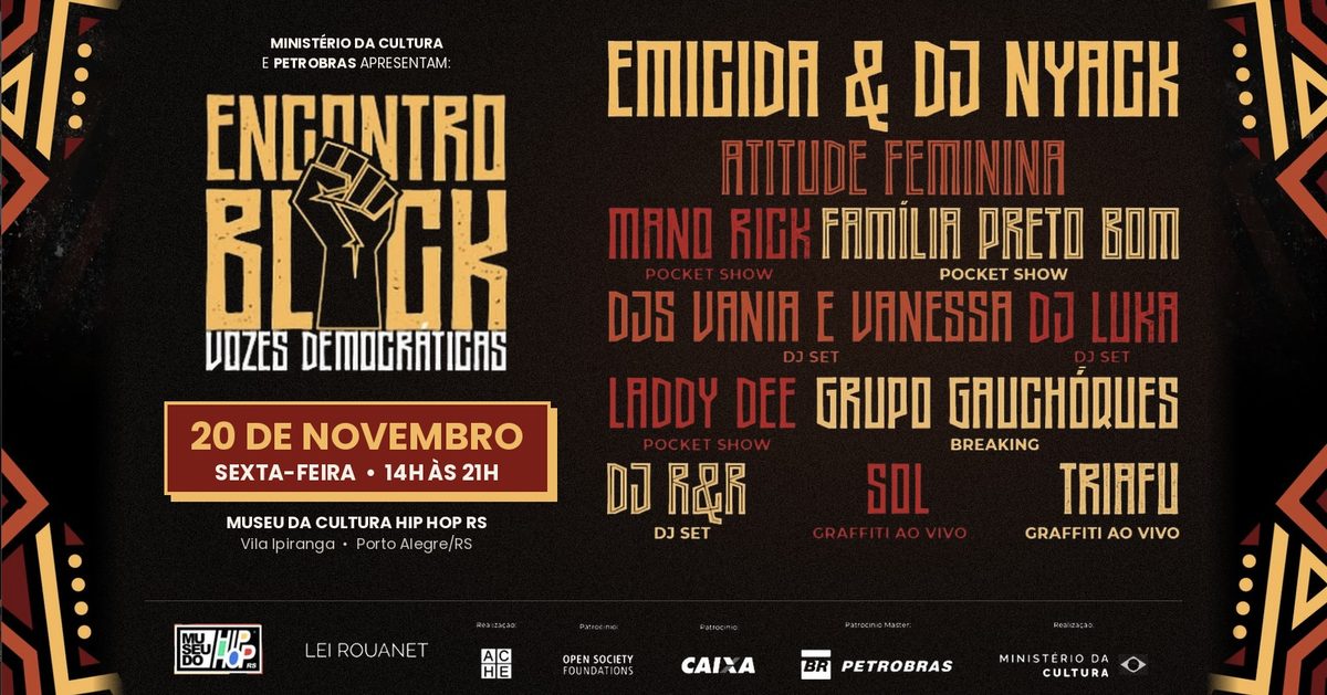 Imagem da fonte — Encontro Black 2026