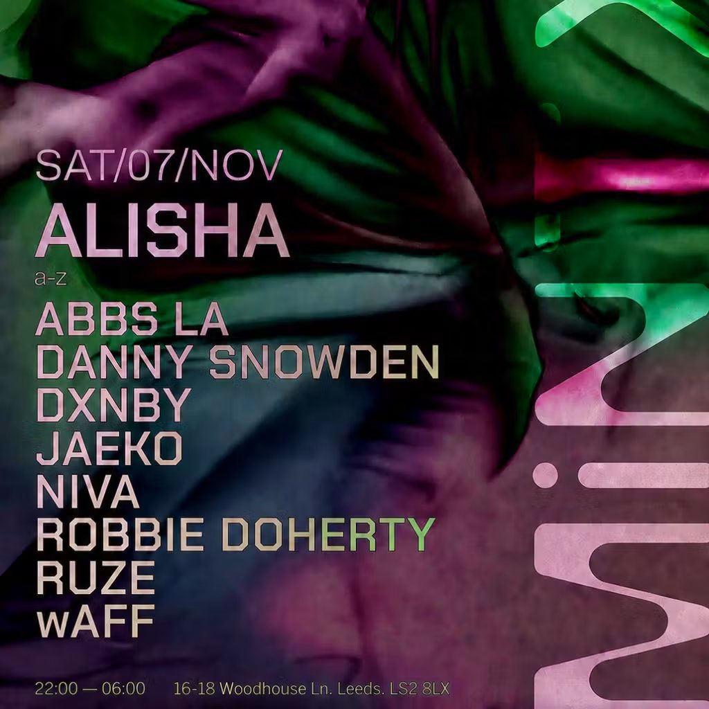 Image de la source — Mint XL presents ALISHA + more