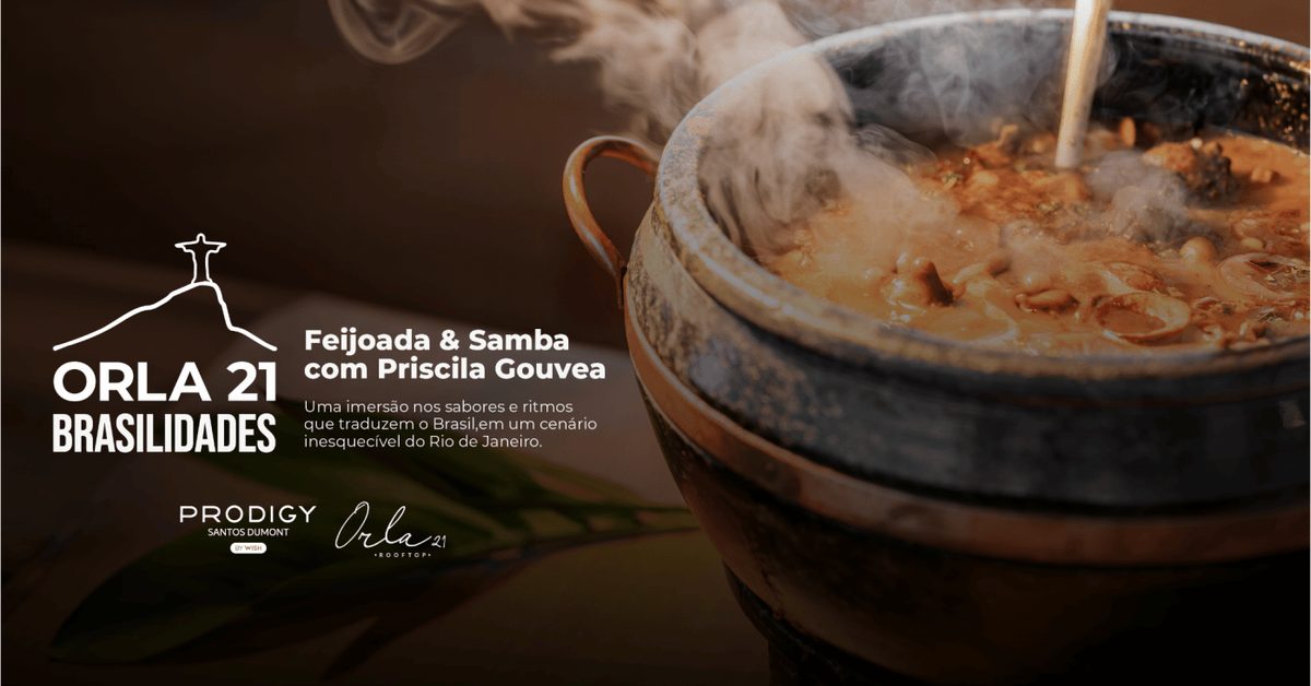 Image de la source — Orla 21 Brasilidades | Feijoada e Samba com Priscila Gouvea
