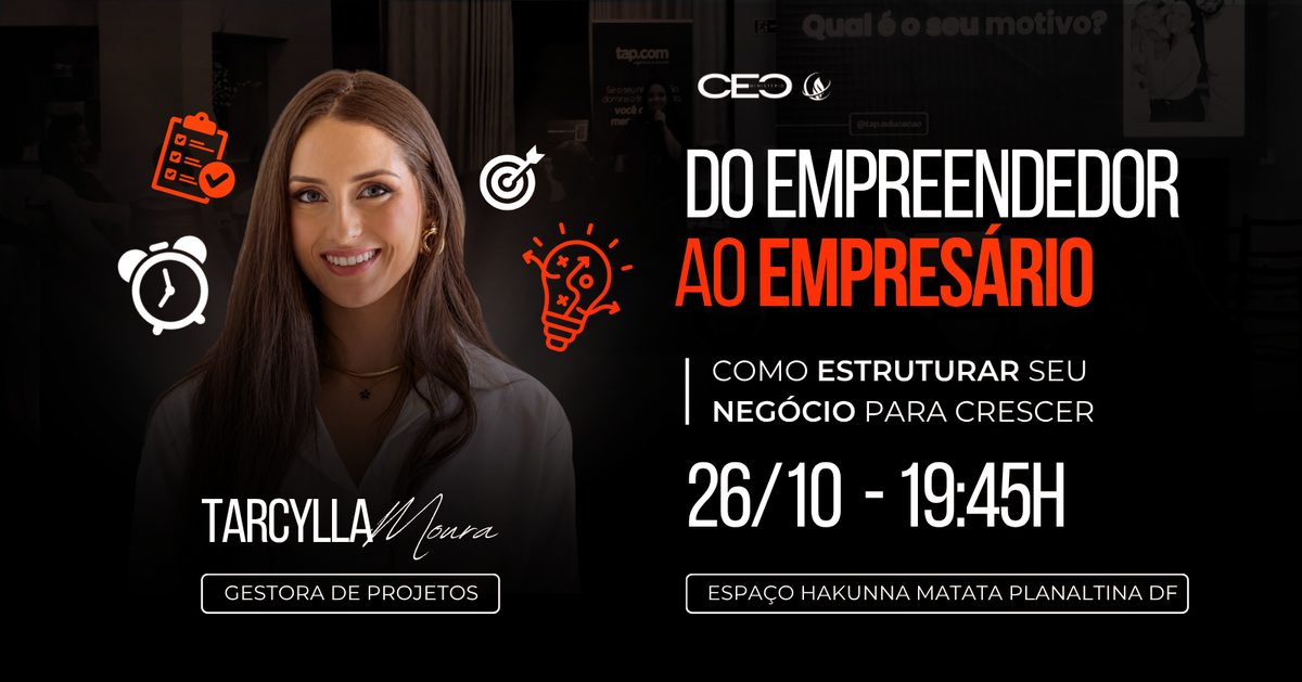 Imagem da fonte — Do Empreendedor ao Empresário - Como estruturar seu negócio para crescer