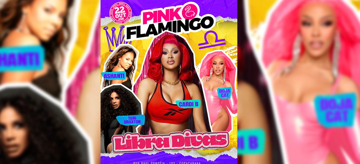 Image de la source — Pink Flamingo |Libra Divas|Quinta , 22 de Outubro 21h