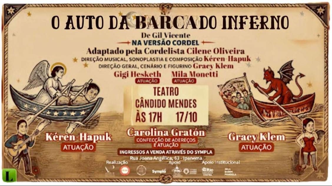 출처 이미지 — O AUTO DA BARCA DO INFERNO - na Versão Cordel