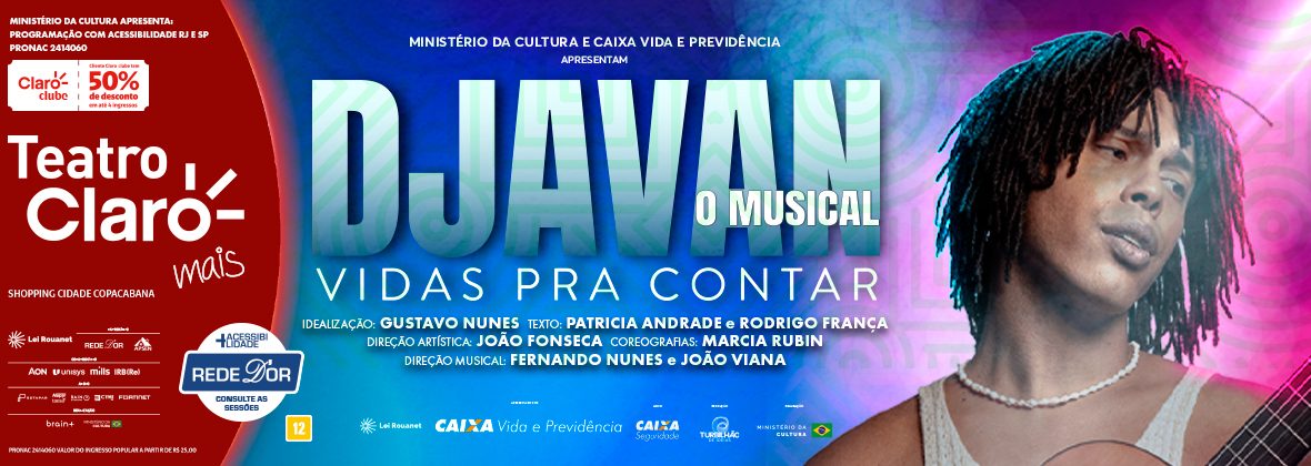 Imagen de la fuente — Djavan - O Musical: Vidas pra contar