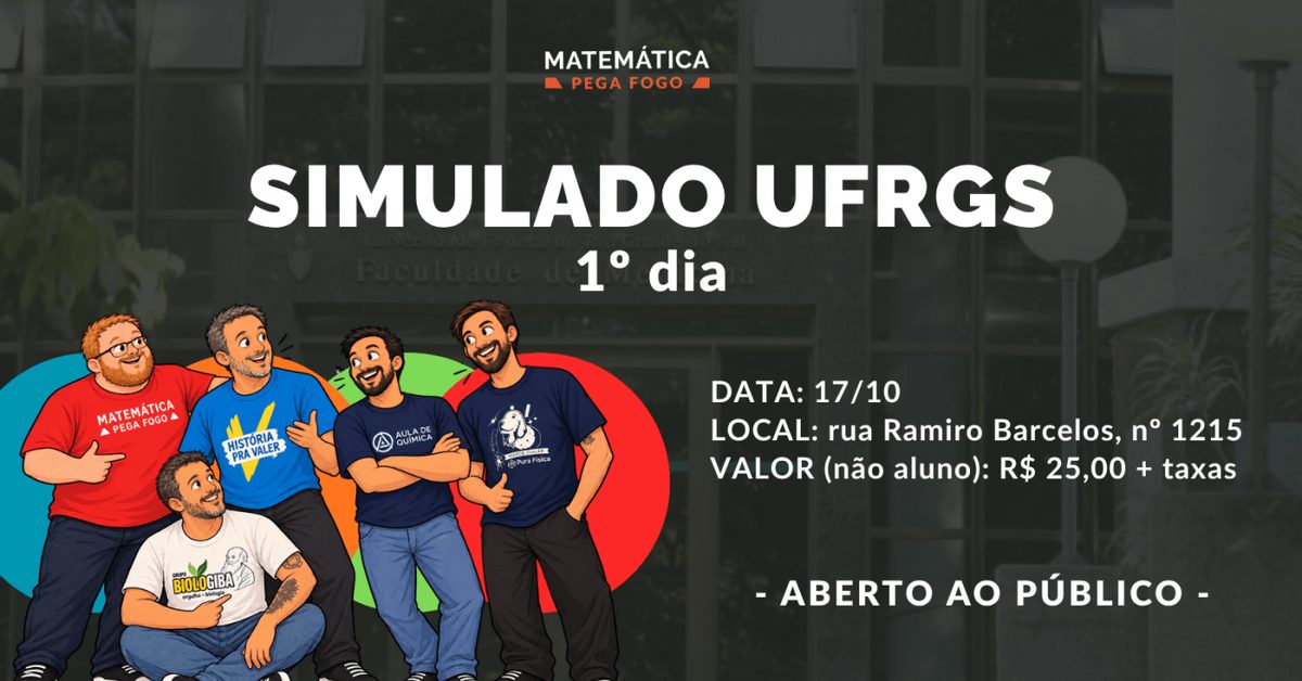 Bild der Quelle — Simulado 1º dia UFRGS 2026