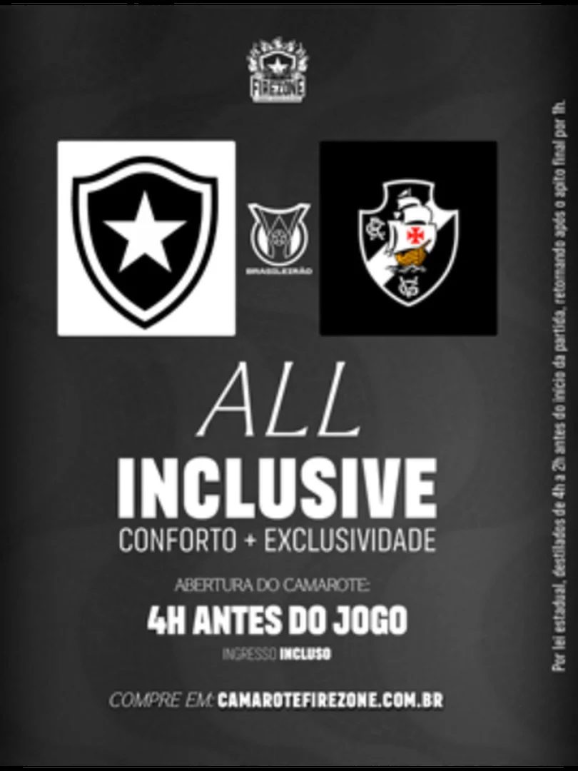 Imagem da fonte — Camarote Firezone - Botafogo x Vasco da Gama
