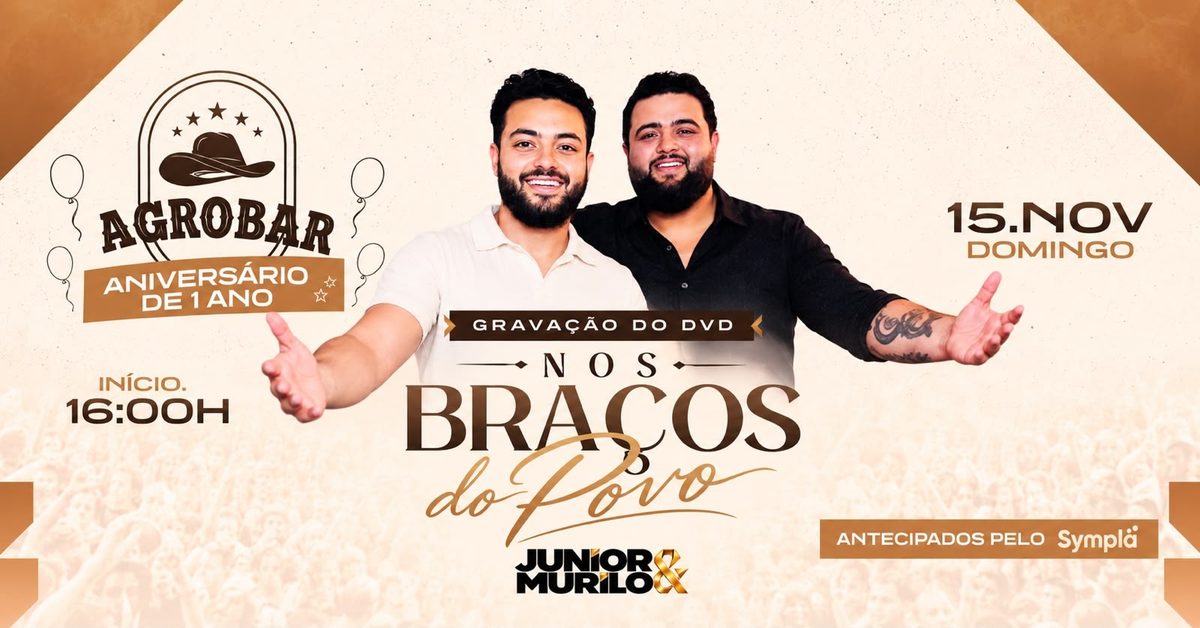 Imagem da fonte — 1 ANO AGROGAR -PORTO ALEGRE + DVD JUNIOR & MURILO "NOS BRAÇOS DO POVO "