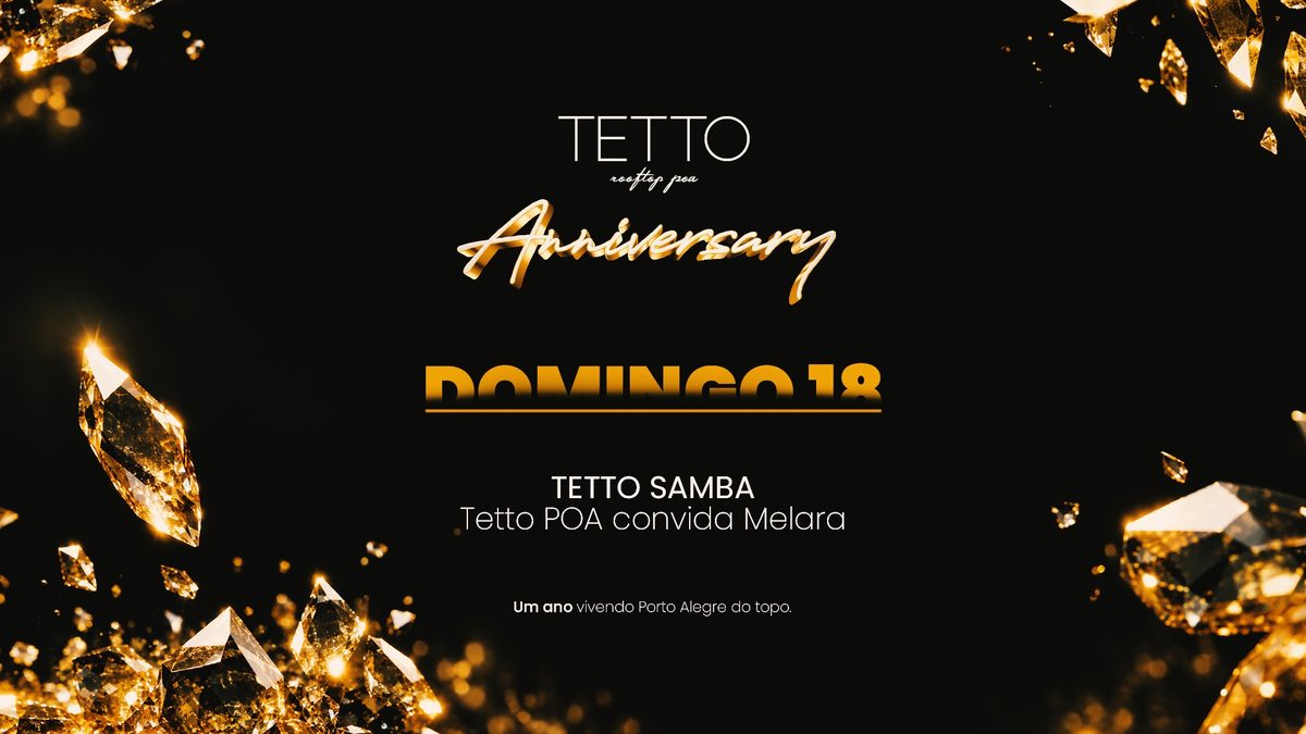 出典の画像 — TETTO POA ANNIVERSARY: TETTO SAMBA | 18.10