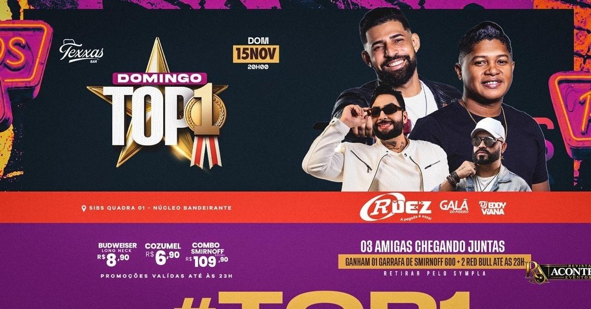 Bild der Quelle — TEXXAS BAR | DOMINGO TOP 1 | RDEZ - GALA DO PISEIRO - DJ EDDY VIANA (Cópia)