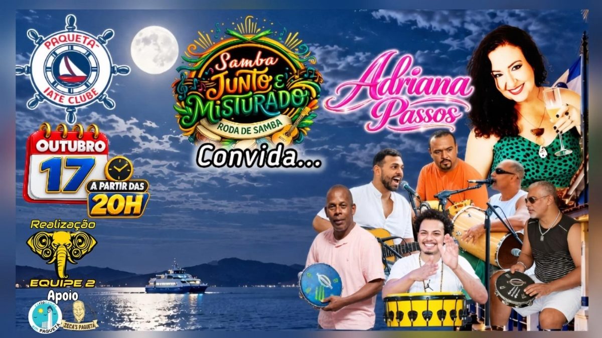 Bild der Quelle — RODA DE SAMBA JUNTO E MISTURADO CONVIDA ADRIANA PASSOS
