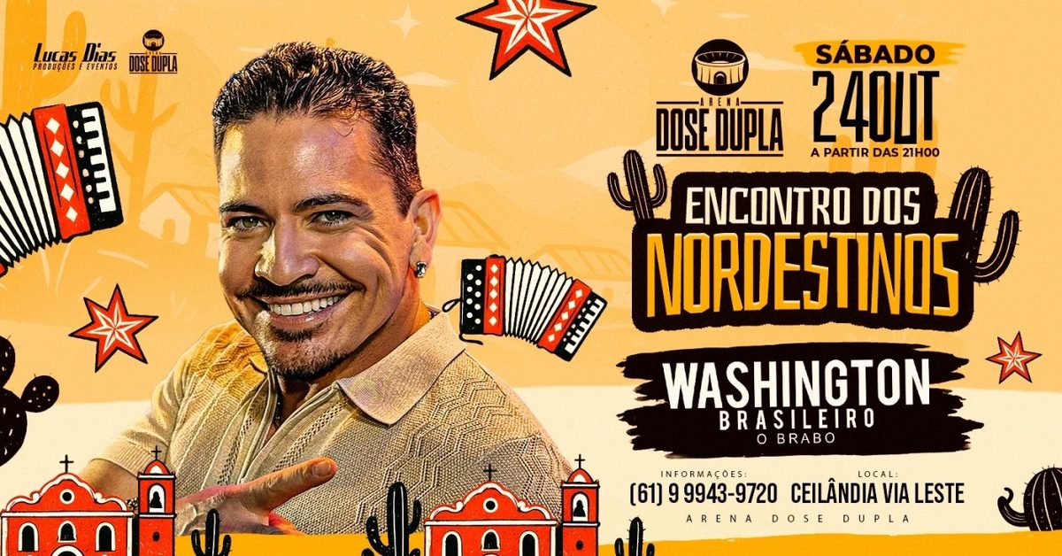 Imagem da fonte — Washington Brasileiro- Encontro dos Nordestinos