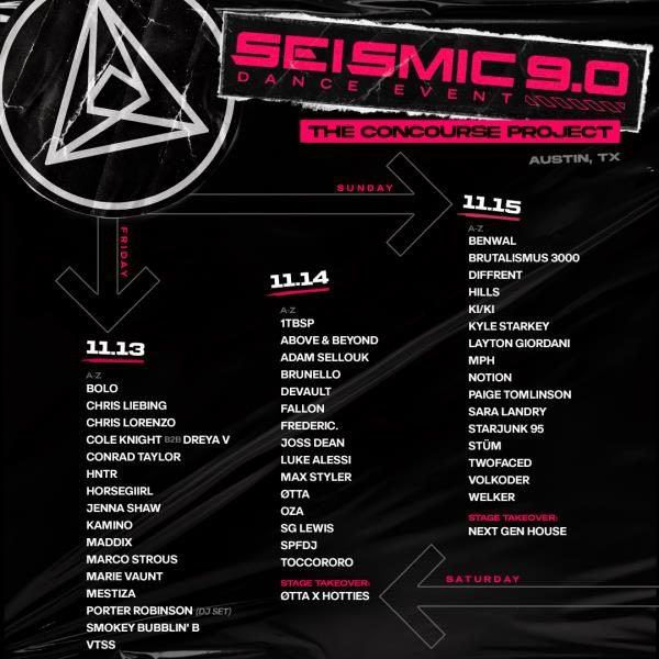 Immagine della fonte — Seismic Dance Event 9.0
