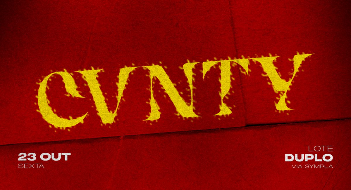 Imagem da fonte — CVNTY // make pop great again ///// SEXTA - 23.10 // CABARETPOA