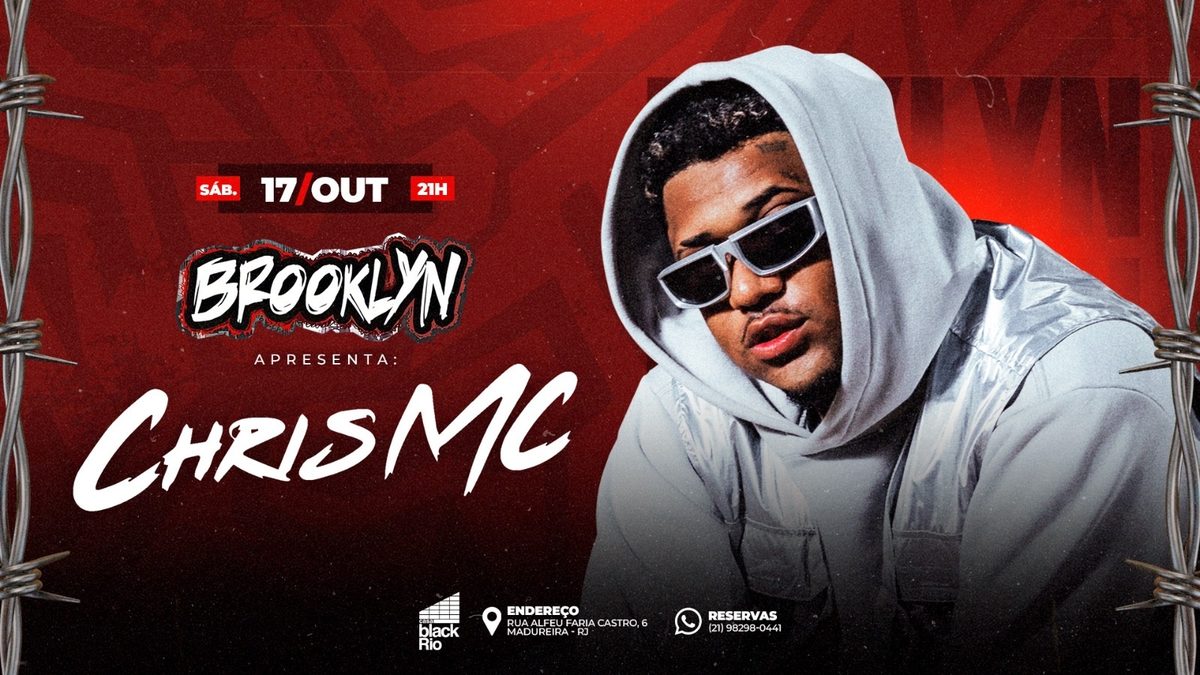 Imagem da fonte — Festa Brooklyn: + SHOW CHRIS MC