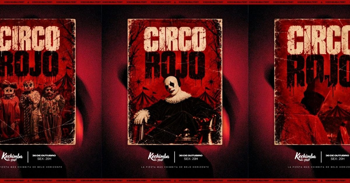 Afbeelding van de bron — KECHIMBA FEST / HALLOWEEN CIRCO ROJO - SEXTA 30/01 - 20H ÀS 04H