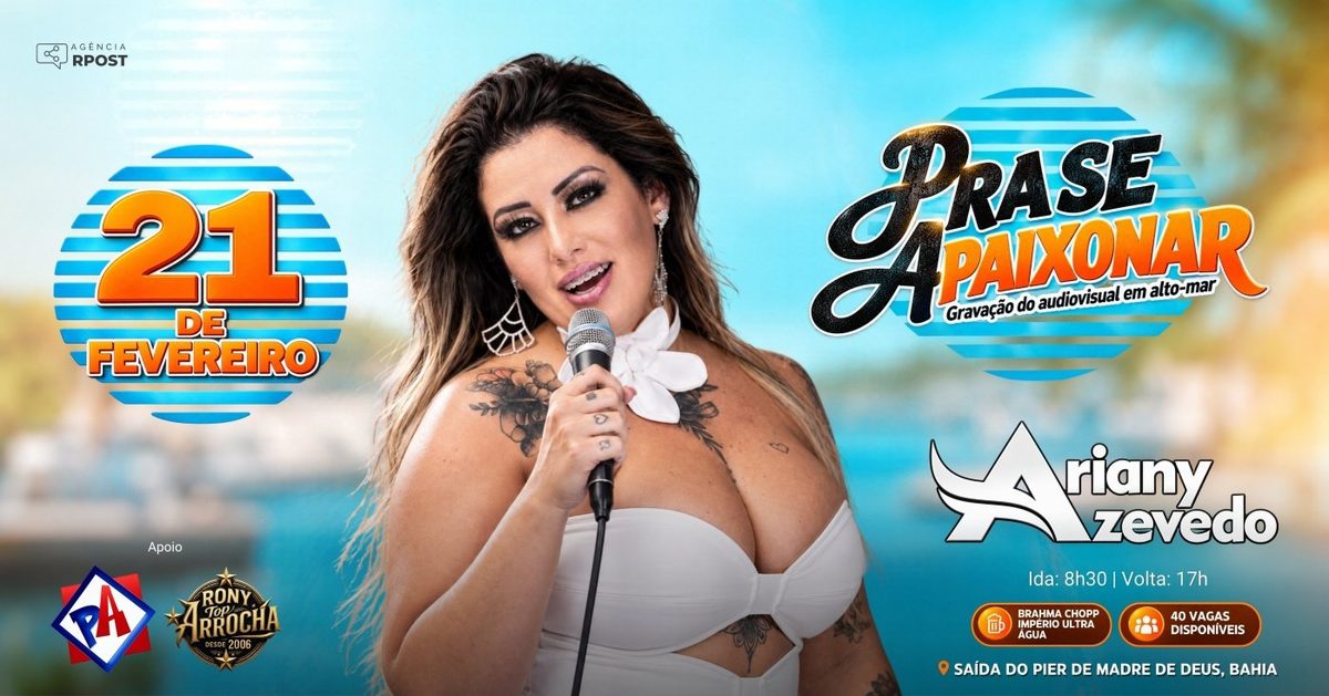 Imagem da fonte — Ariany Azevedo Pra Se Apaixonar | Gravação do Audiovisual em Alto-Mar