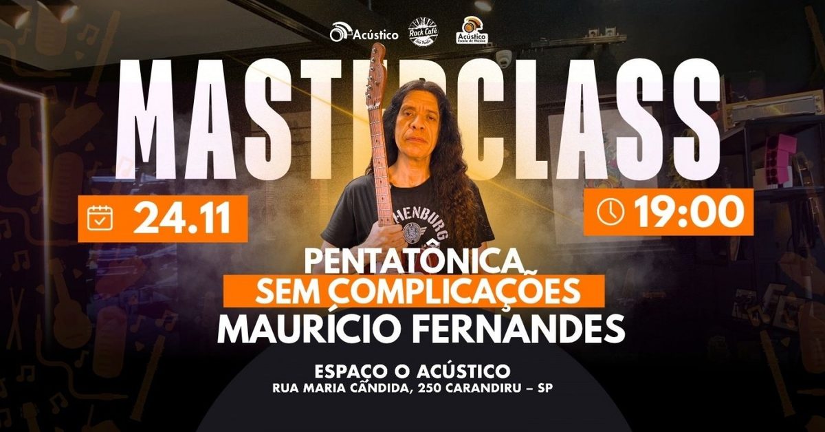 Afbeelding van de bron — ESCALA PENTATÔNICA SEM COMPLICAÇÕES | MAURÍCIO FERNANDES | 24/11 | 19:00