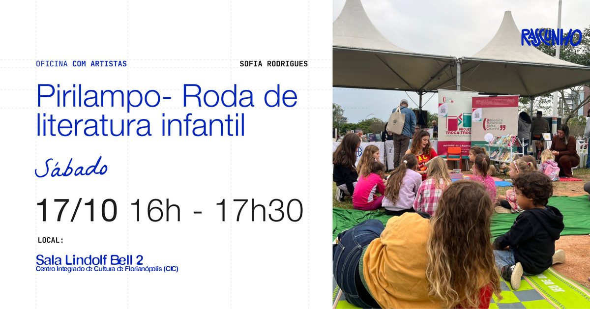 Source image — Pirilampo- Roda de literatura infantil | Oficina para crianças