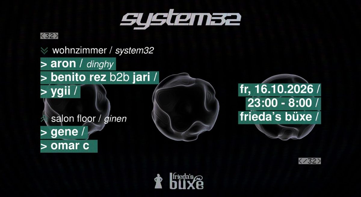 Bild der Quelle — system32 & Ginen Festival
