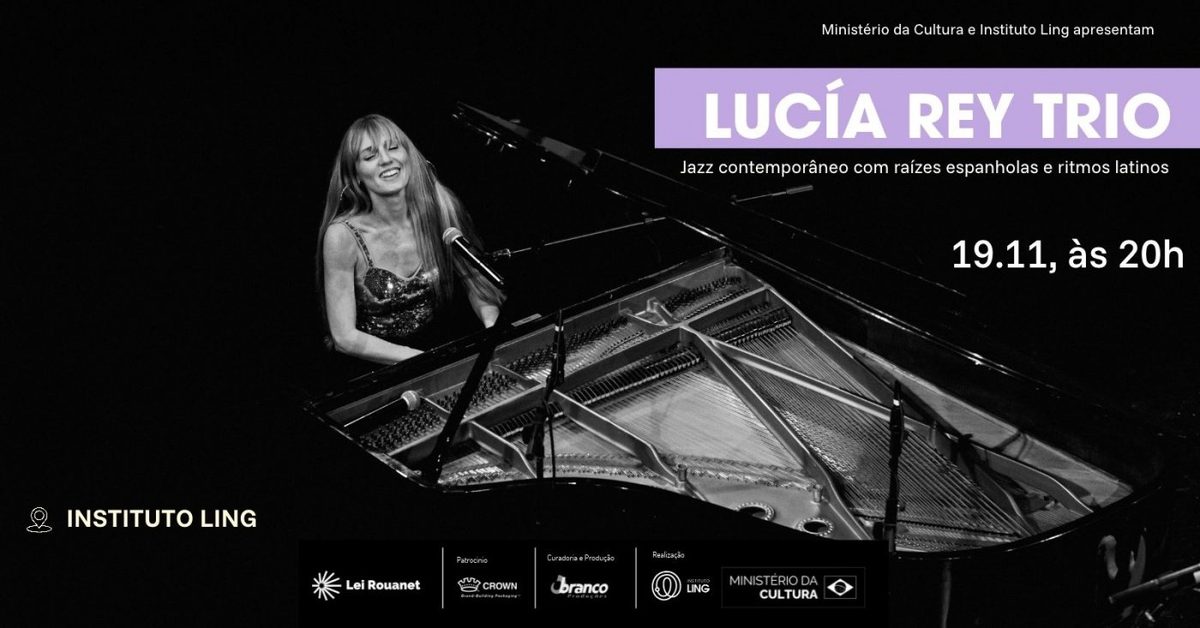 Imagem da fonte — Lucía Rey Trio | Jazz contemporâneo com raízes espanholas e ritmos latinos