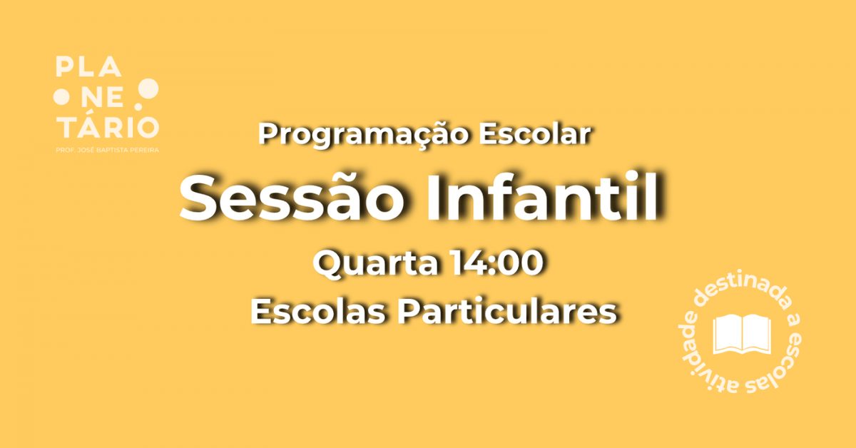 Imagem da fonte — Sessão Escolar - Escolas Particulares 18/11 às 14h