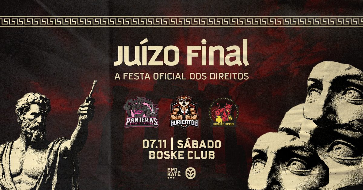 Imagem da fonte — JUÍZO FINAL :: A FESTA OFICIAL DOS DIREITOS 2026/02 :: SÁBADO 07/11