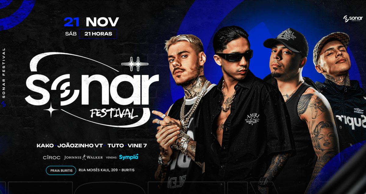 Imagen de la fuente — Tuto, Joãozinho VT, Kako e Vine7 - Sonar Festival - 21/11