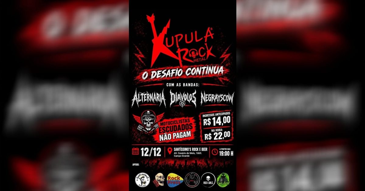 Source image — KUPULA ROCK METAL: O DESAFIO CONTINUA