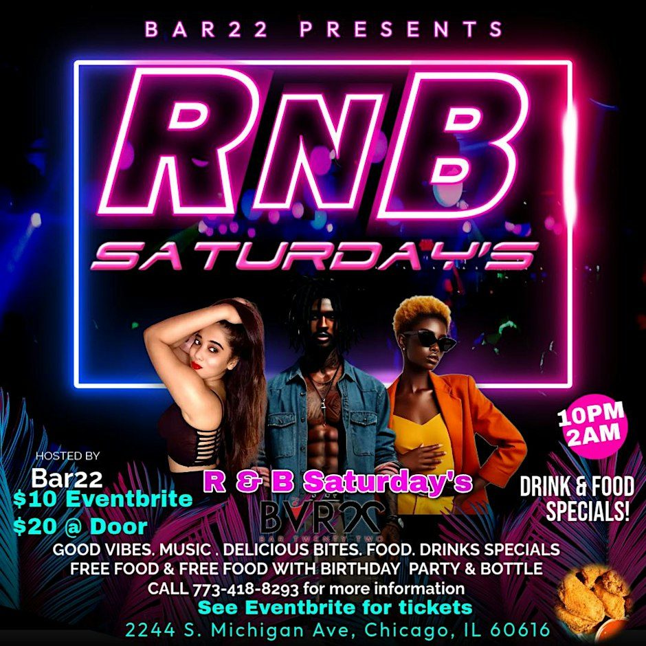 Imagem da fonte — ✨ R&B Saturdays: A Night of Soul & Vibes ✨