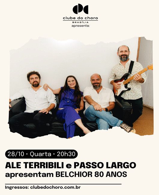 Afbeelding van de bron — ALE TERRIBILI e PASSO LARGO apresentam BELCHIOR 80 ANOS