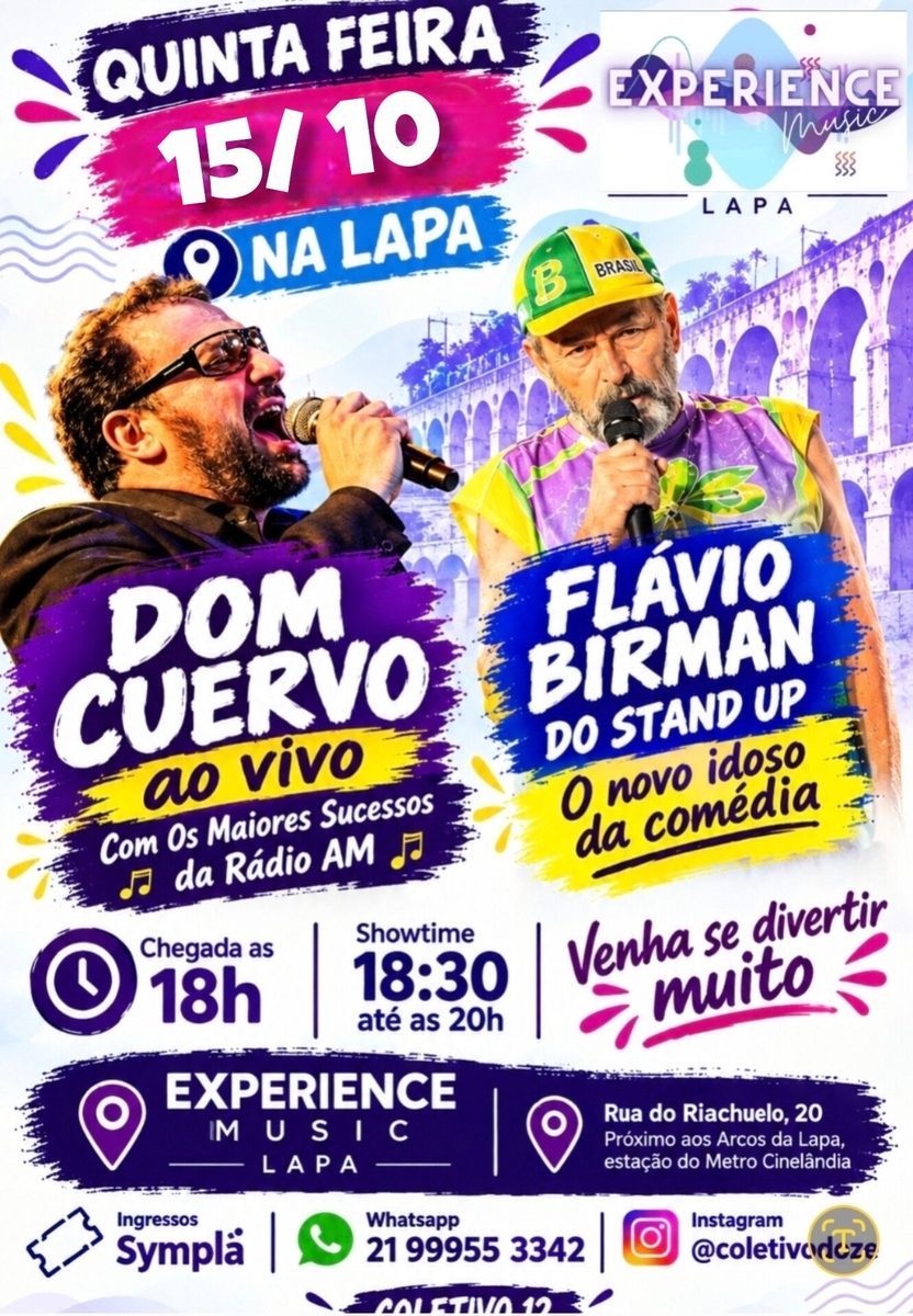 출처 이미지 — BREGARIA NA LAPA EXPERIENCE HAPPY HOUR STANDUP 15/10