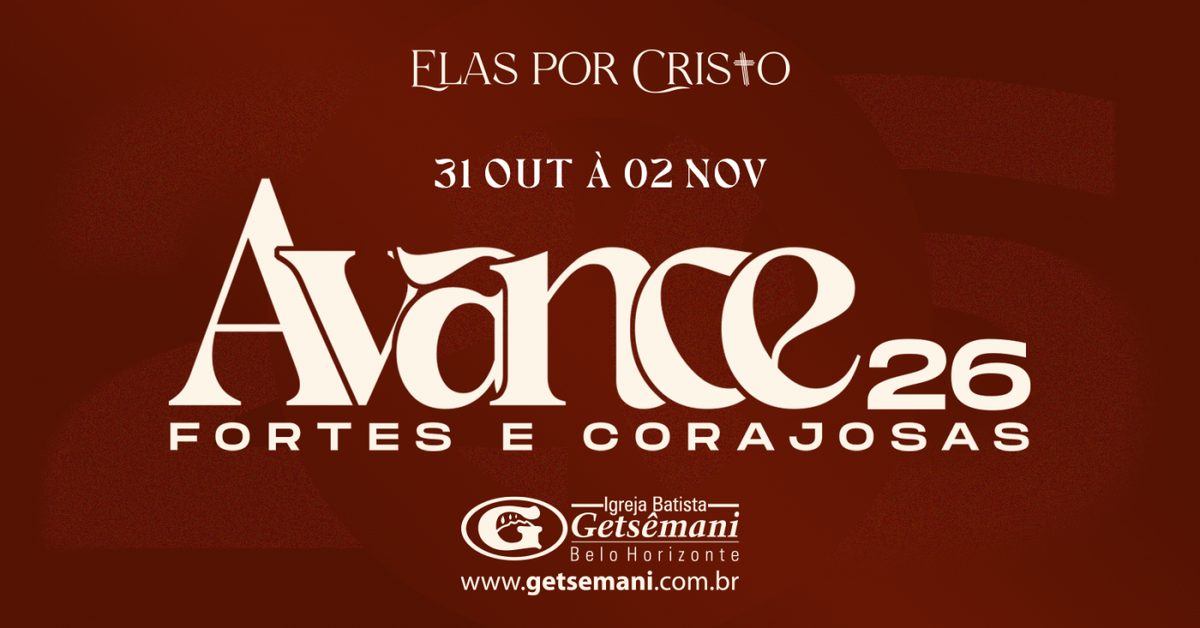 Source image — ACAMPAMENTO ELAS POR CRISTO 2026 - AVANCE FORTES E CORAJOSAS