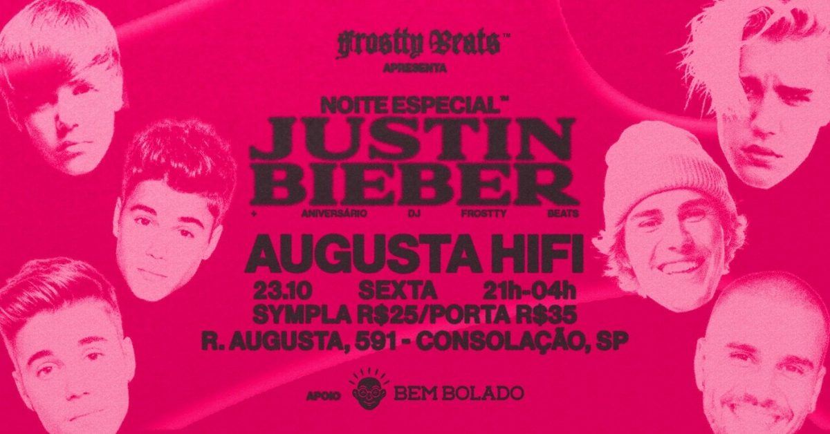 来源图片 — NOITE ESPECIAL JUSTIN BIEBER