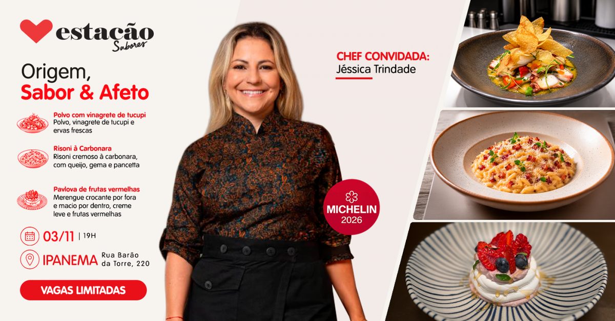 Imagen de la fuente — Chef Jessica Trindade apresenta: Origem, Sabor e Afeto