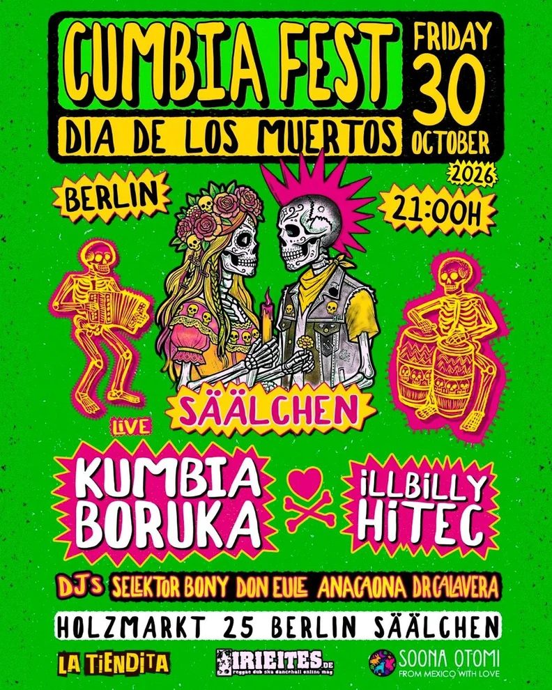 출처 이미지 — Cumbia Fest - Día de los Muertos