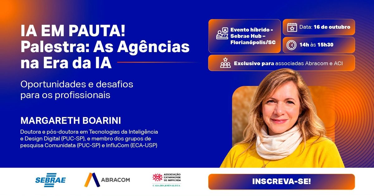 Source image — Palestra: As Agências na Era da IA: oportunidades e desafios para os profissionais