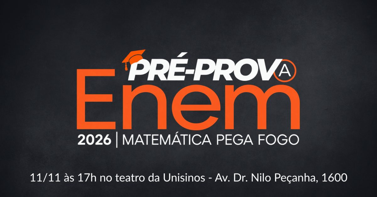 来源图片 — PRÉ-PROVA ENEM 2026 - Matemática Pega Fogo