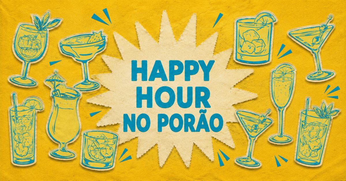 来源图片 — Happy Hour do Porão Comedy Club BC