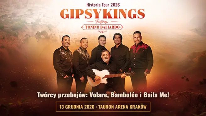 Source image — Gipsy Kings feat. Tonino Baliardo - Historia Tour 2026