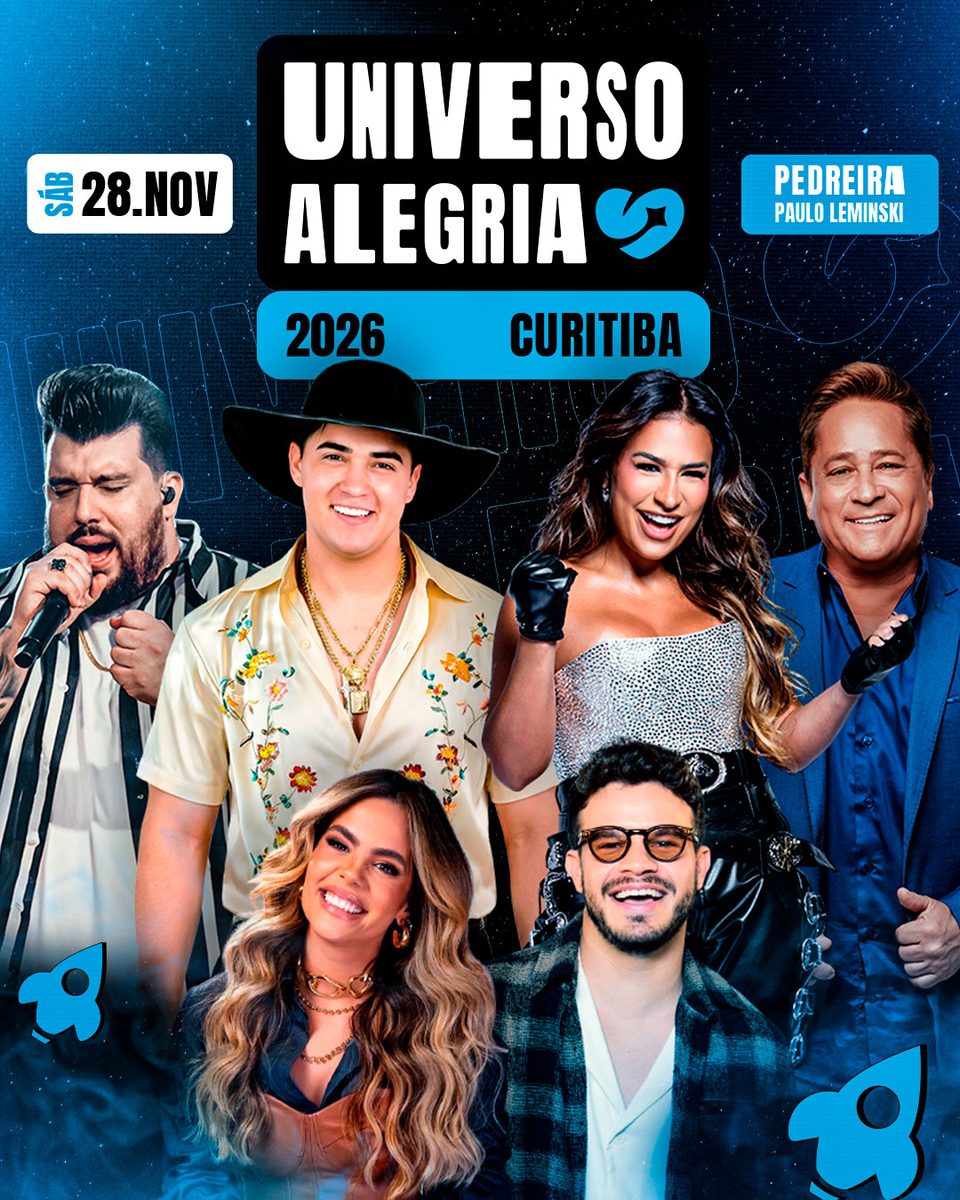 Imagem da fonte — Universo Alegria Curitiba 2026