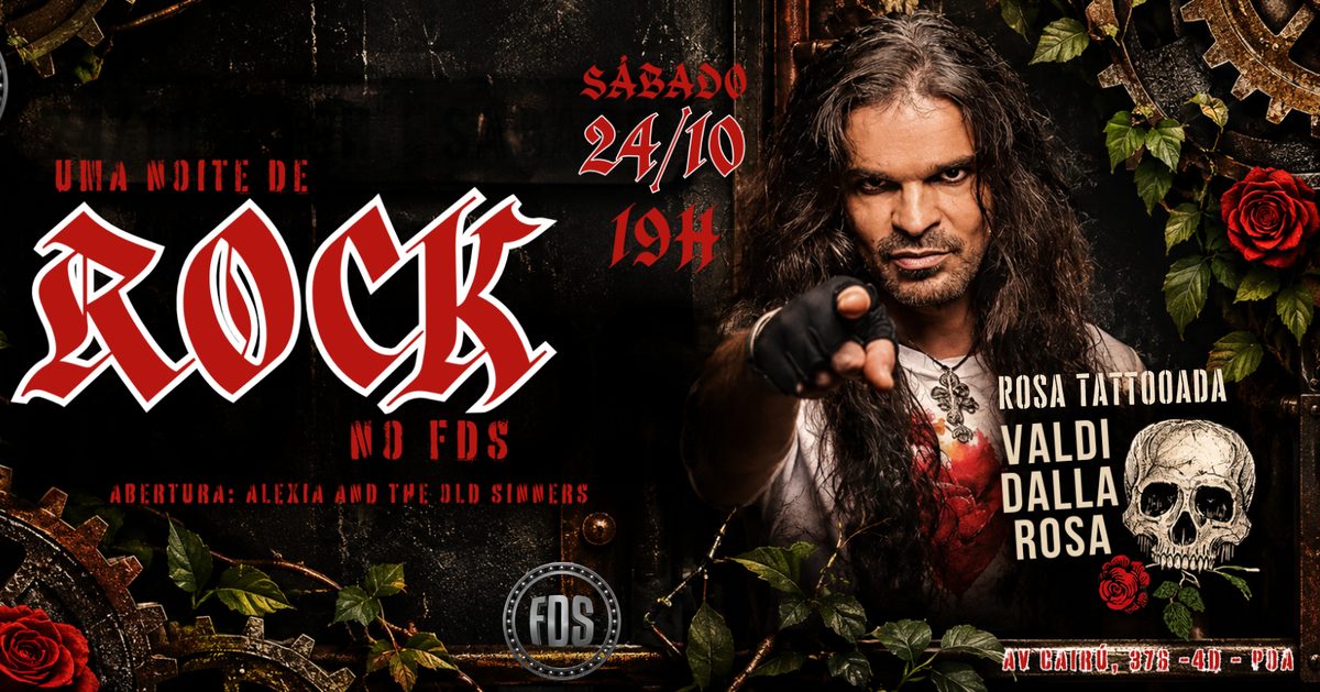 Imagen de la fuente — UMA NOITE DE ROCK NO FDS COM VALDI DALLA ROSA