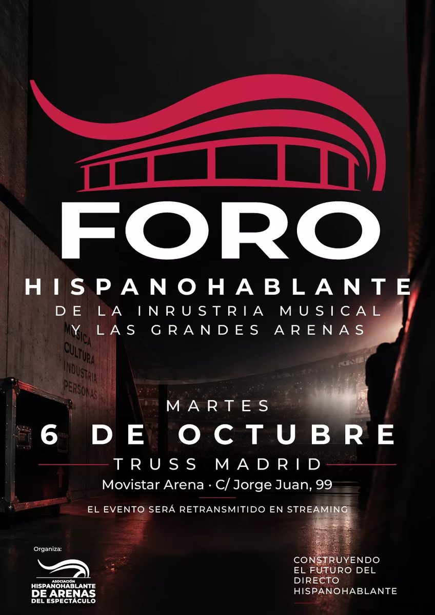 Source image — Foro Hispanohablante de la Industria Musical y las Grandes Arenas · Apertura y bienvenida