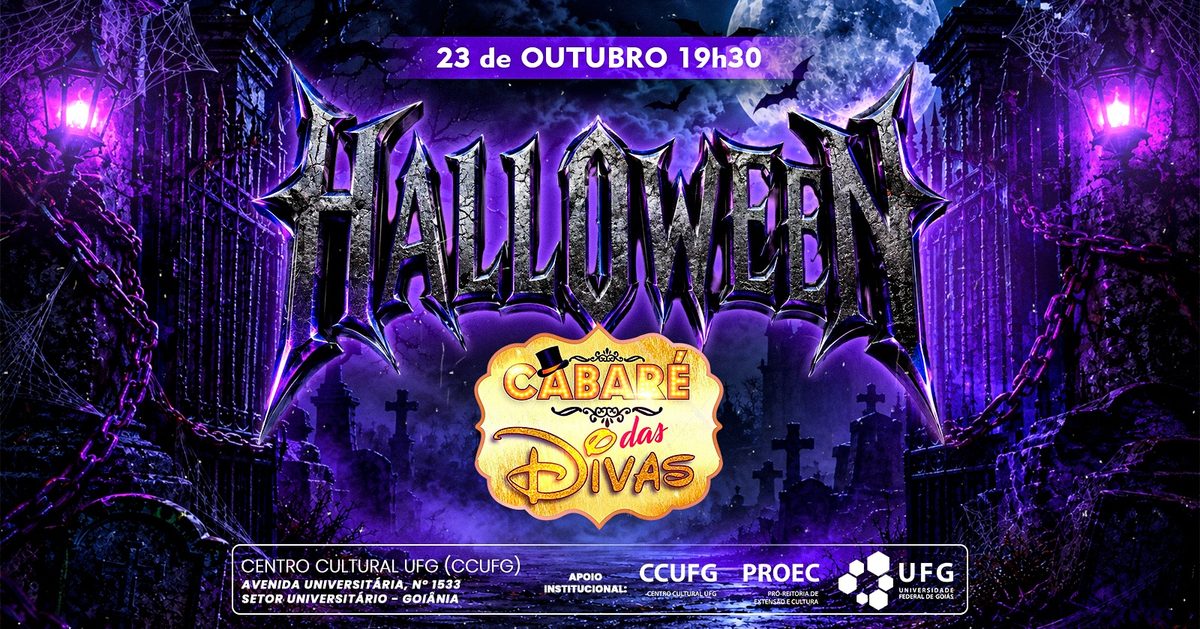 Imagem da fonte — CABARÉ DAS DIVAS - EDIÇÃO HALLOWEEN 2026