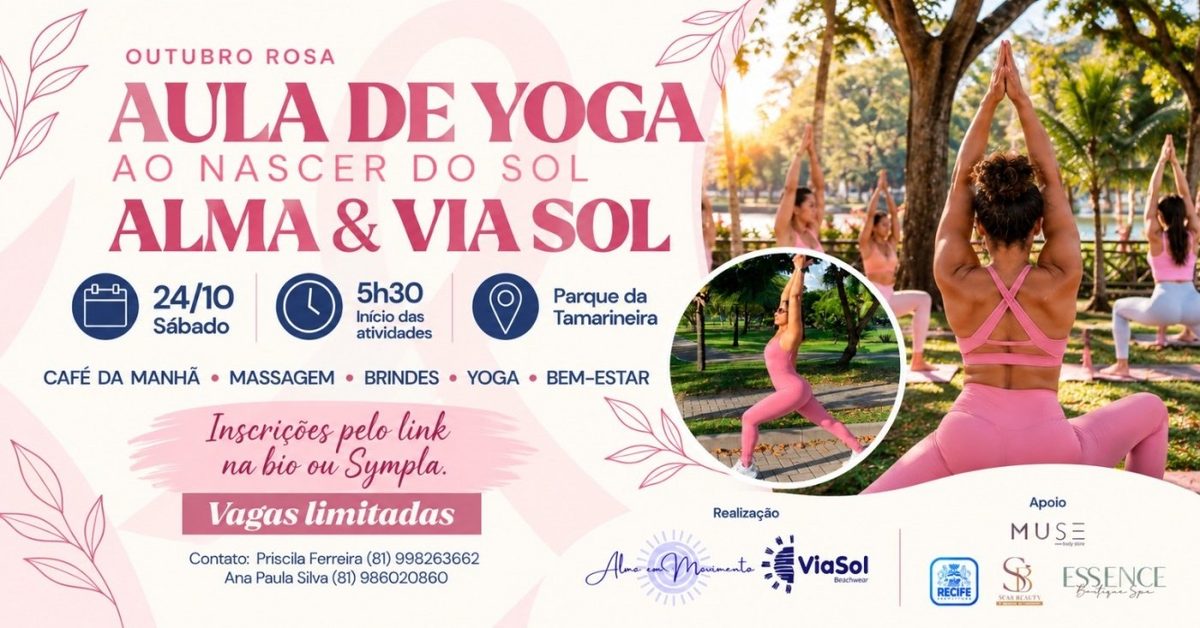 Imagem da fonte — Alma e Via Sol | Yoga no Parque (Edição Alma em Movimento no Parque)