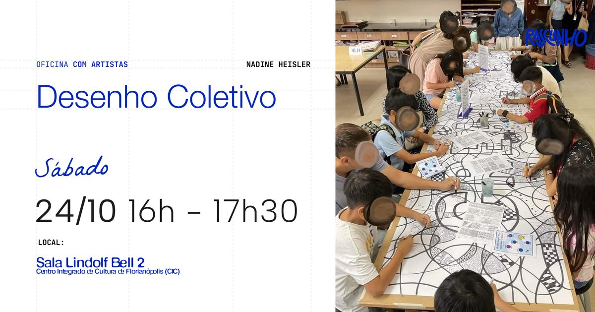 Imagem da fonte — Desenho coletivo | Oficina para crianças