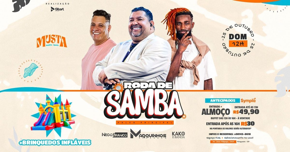 Image de la source — MARQUINHOS SENSAÇÃO - NEGO BRANCO - KAKO CHOCOLATA PALCO PRINCIPAL NO MUSTA GASTRO BEACH ITAQUERA